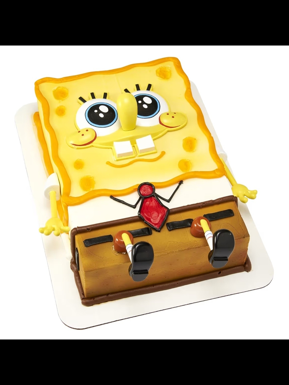 SpongeBob SquarePants Cake Topper Set 5 Piece Reusable Birthday Decorations